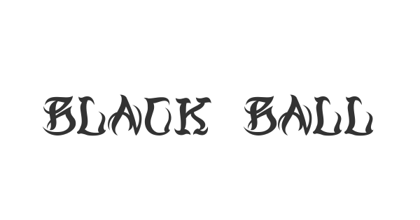 Black Ball Tattoo font thumbnail